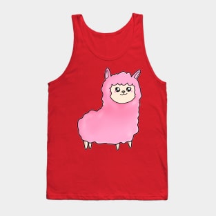 Pink Baby Alpaca Tank Top